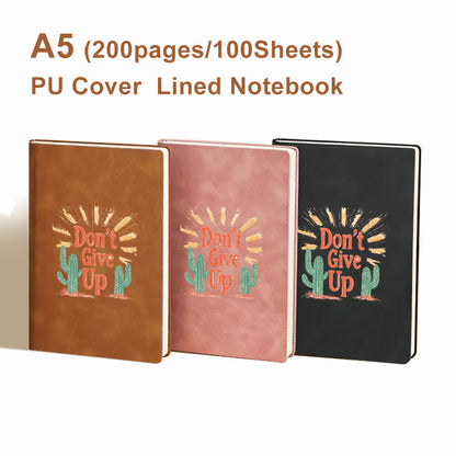 A5 PU Cover Notebook - product view 2