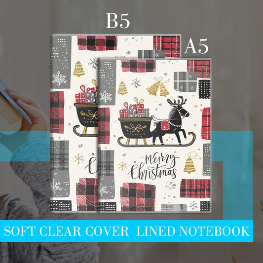 Clear-Cover Printed Notebook | A5 & B5 - product view 1