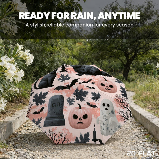 Custom Automatic Folding Umbrella | Outer Print — product view