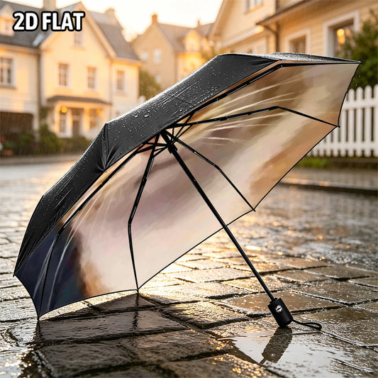 Custom Automatic Folding Umbrella | Inner Print — product view