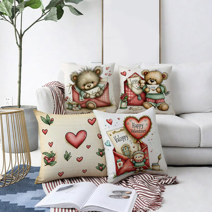 Short Plush Pillow Cover | Matching Front & Back - example print 4