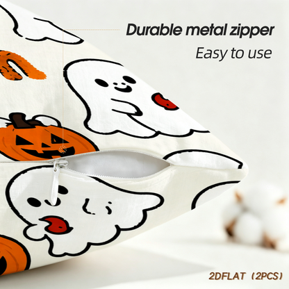Short Plush Pillow Cover | Matching Front & Back - example print 5