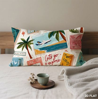 Rectangular Plush Pillow Cover | Double-Sided · 2-Pack - example print 2