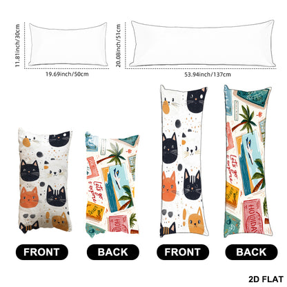 Rectangular Plush Pillow Cover | Double-Sided · 2-Pack - example print 3