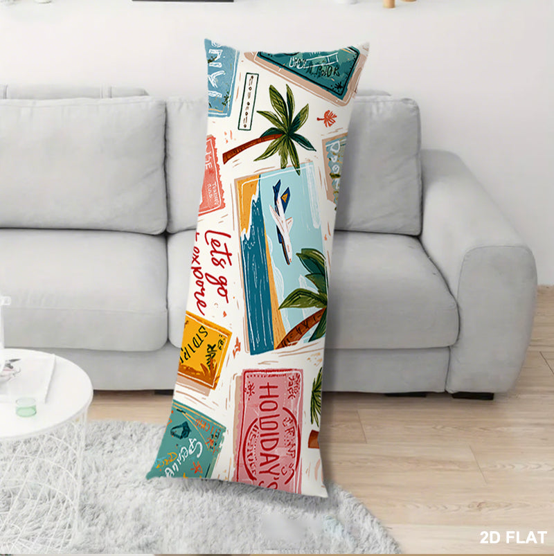 Rectangular Plush Pillow Cover | Double-Sided · 2-Pack - example print 4