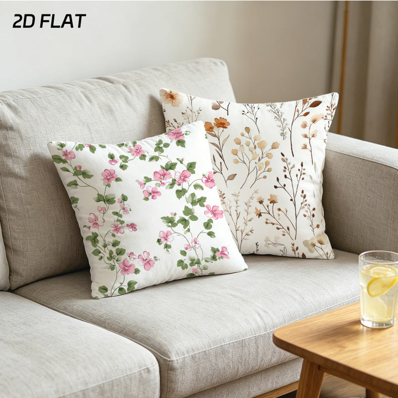 Short Plush Pillow Cover | Different Front & Back · UV - example print 3