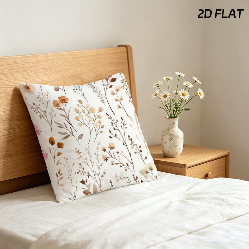 Short Plush Pillow Cover | Different Front & Back · UV - example print 4