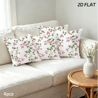 Short Plush Pillow Cover | Single-Sided · UV · 4-Pack - example print 1