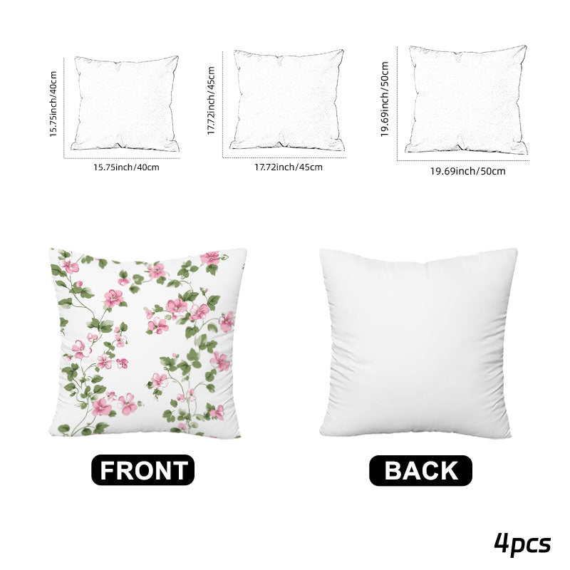 Short Plush Pillow Cover | Single-Sided · UV · 4-Pack - example print 2