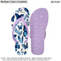 Unisex Custom Flip-Flops | Mirrored Artwork — product view