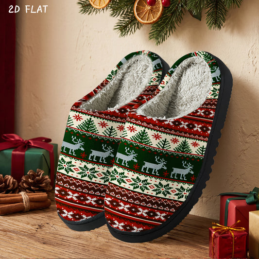 Unisex All-Over Print Indoor Slippers | CT-S0010 — product view