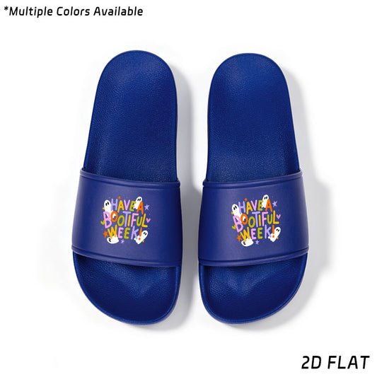 Unisex EVA Slides | Placement Print — product view