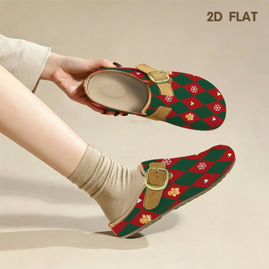 Unisex Printed Clogs | Mirrored Artwork — product view