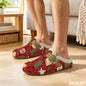 Men's Fleece-Lined Printed Clogs | Mirrored Artwork — product view