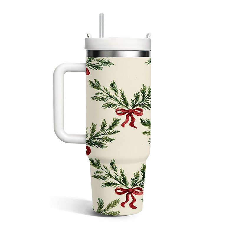 40 oz Insulated Tumbler with Side Handle - product view 1