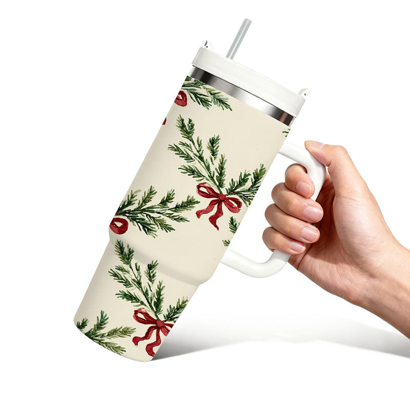 40 oz Insulated Tumbler with Side Handle - product view 3
