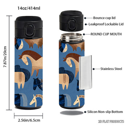 14 oz Flip-Top Insulated Bottle - product view 3