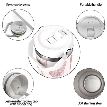 30 oz Insulated Tumbler with Carry Handle - product view 2