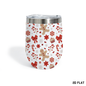 12 oz Stemless Insulated Cup | Metal Rim - product view 1