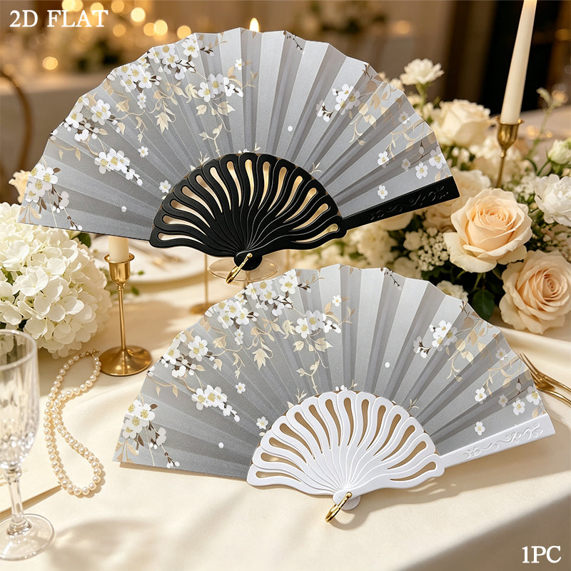 Curved-Rib Folding Fan | Single-Sided Print - example print 2