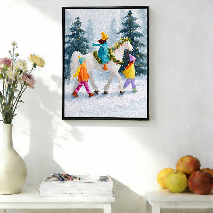 Black-Framed Canvas Print | UV